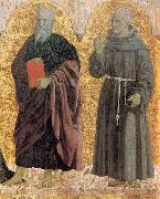 Piero della Francesca Sts Andrew and Bernardino painting